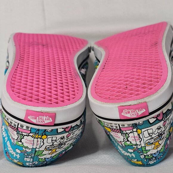 Vans Hello Kitty Sanrio Multicolor Print Sneakers Shoes Womens Size 8- Mens 6.5 - Picture 12 of 13